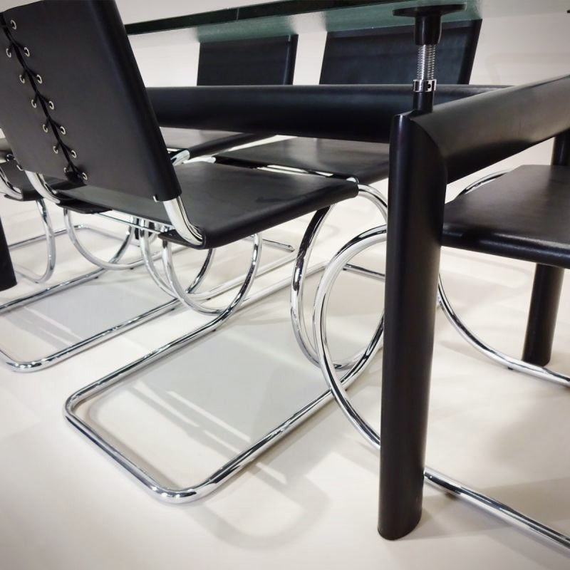 Mesa LC6 Comedor Base Negra